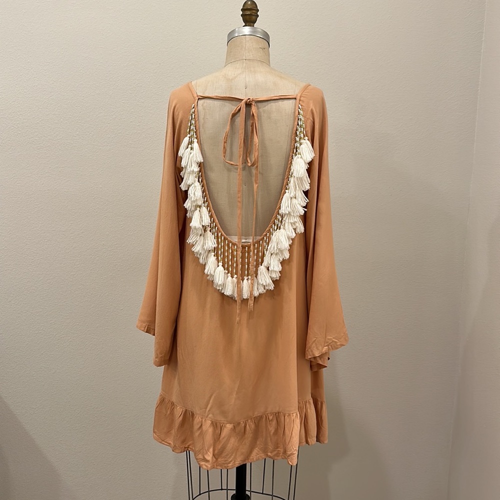 Sundress Size M/L Peach Dress/ Coverup